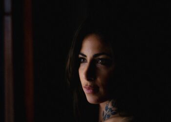 Cinematic shot of the beautiful Francesca.