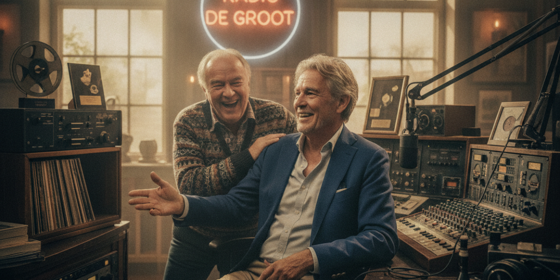 Wie is Ferry de Groot, de vaste radiostem naast André van Duin